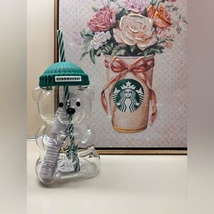 Starbucks Bearista Bear Glass Cup Jar 2025 [NEW!] 🧸